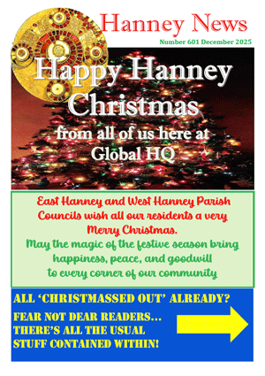 The current issue of Hanney News.